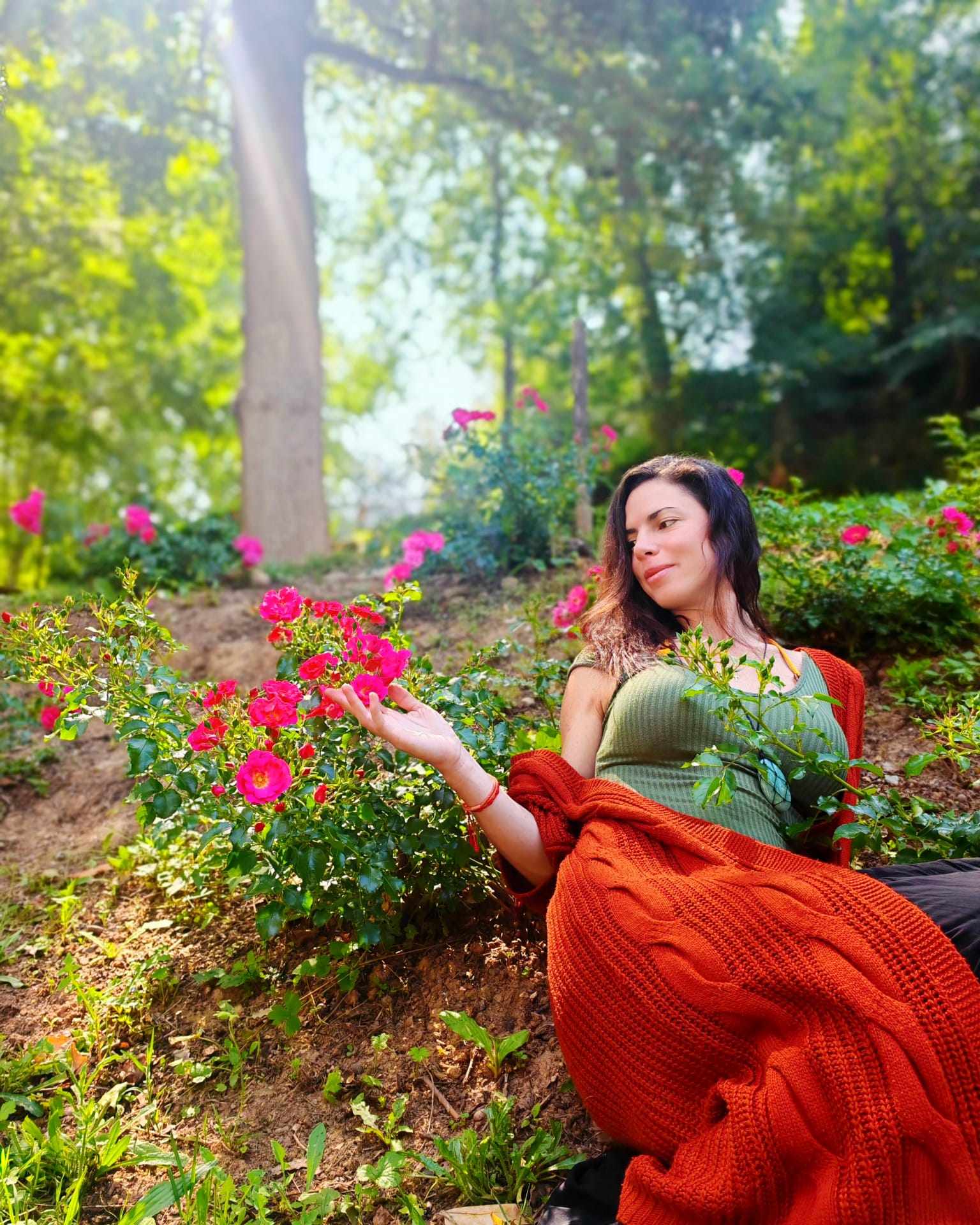 Mélanie en pleine nature